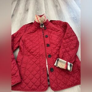 Burberry Brit red women utility jacket size S